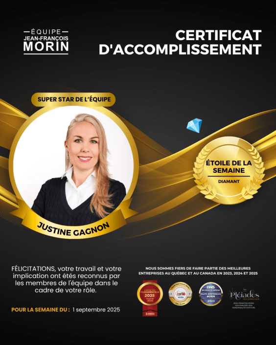 A Players Septembre - justine gagnon