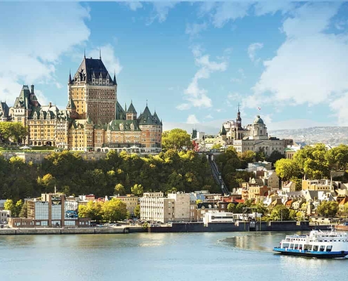 Vue de la Capitale-Nationale, illustrant le marché immobilier de Québec