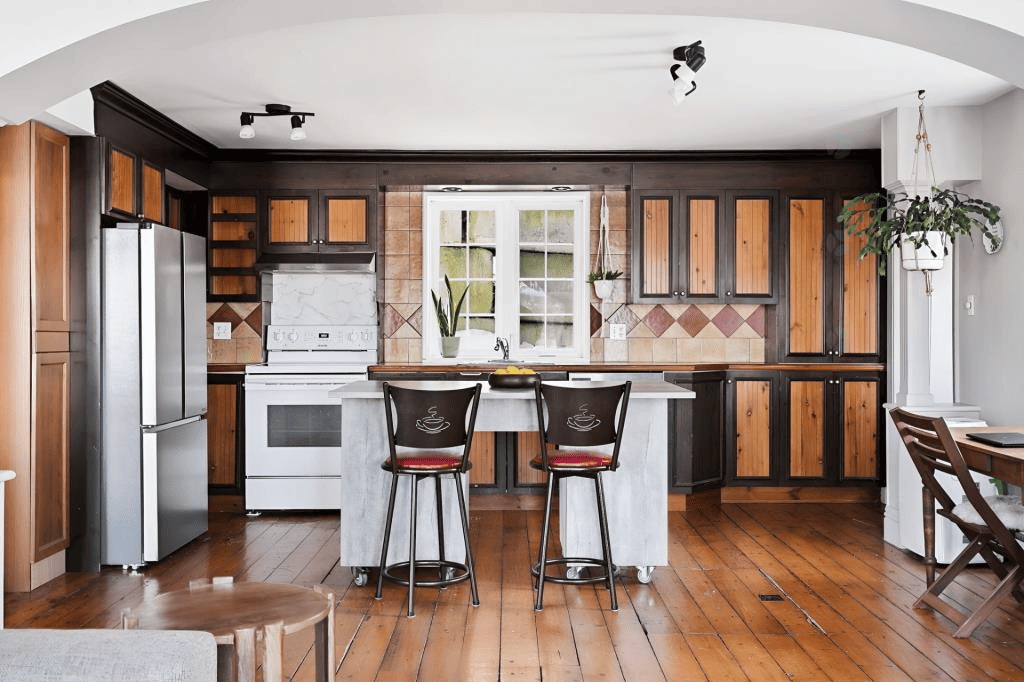 Image duplex avec vue sur le fleuve à Lévis (Desjardins)