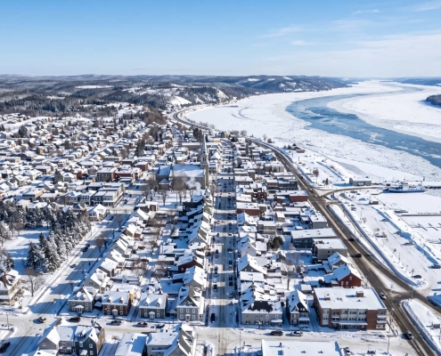 Maison à vendre à Trois-Rivières – vue sur le fleuve Saint-Laurent et la ville
