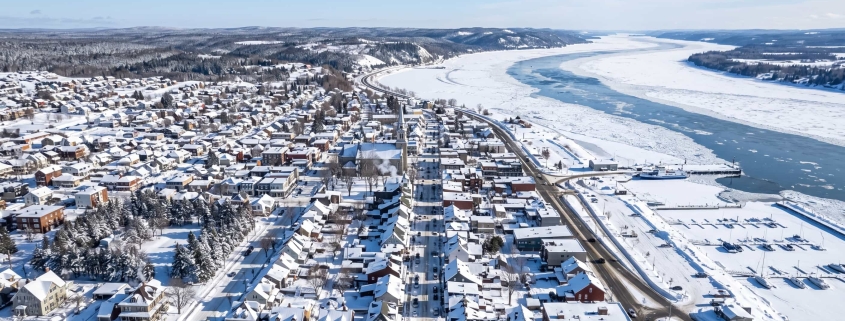 Maison à vendre à Trois-Rivières – vue sur le fleuve Saint-Laurent et la ville