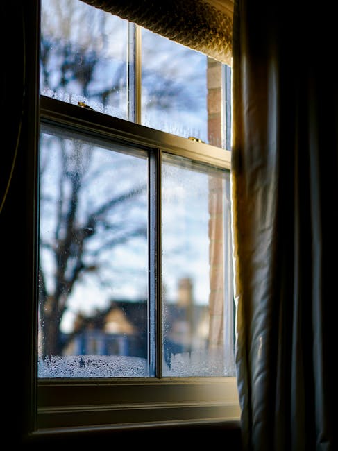 Condensation dans les fenêtres