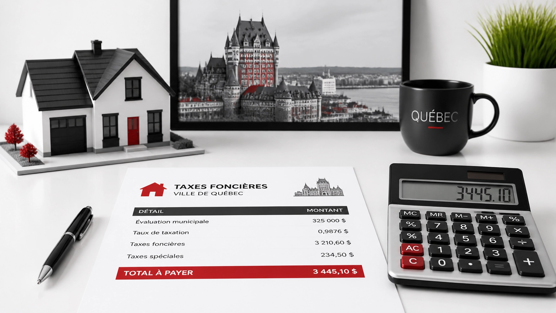 taxe de bienvenue à Québec en 2026 pour l'achat d'une maison, planification du budget immobilier