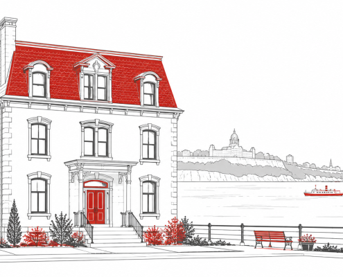 Maison à vendre à Montmagny en Chaudière-Appalaches, propriété résidentielle près du fleuve Saint-Laurent