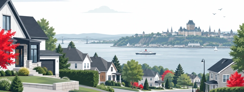 Immobilier à Lévis au Québec et marché résidentiel