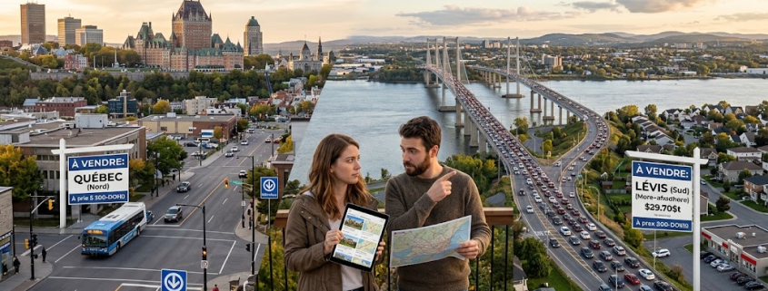 Comparaison du marché immobilier de Québec et de Lévis