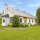 Maison blanche à Saint-Sylvestre dans la MRC de Lotbinière
